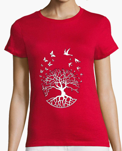 Camiseta árbol vida mujer sabiduría...