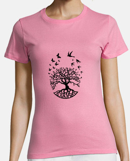 camiseta árbol vida mujer sabiduría armonía fc
