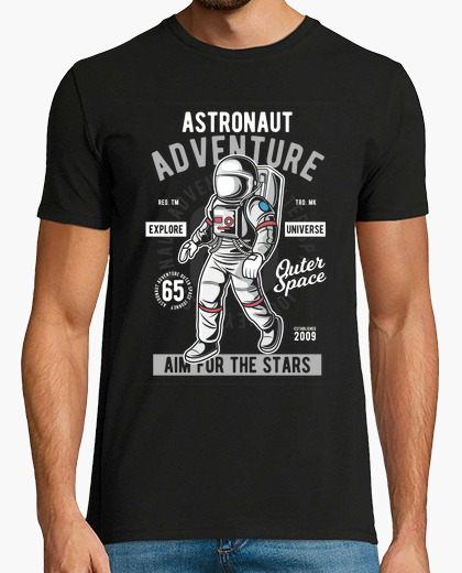 Camiseta Astronaut Adventure - ARTMISETAS ART CAMISETAS Camiseta Astronaut Adventure - ARTMISETAS ART CAMISETAS