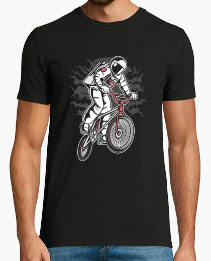 Camiseta Astronaut Bike - ARTMISETAS ART CAMISETAS Camiseta Astronaut Bike - ARTMISETAS ART CAMISETAS