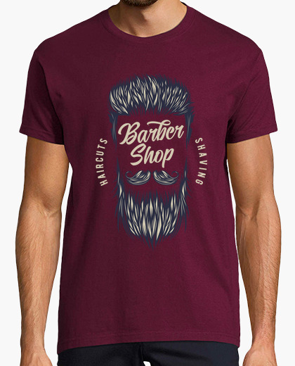 
 Camiseta Barbershop Hipster- ARTMISETAS ART CAMISETAS