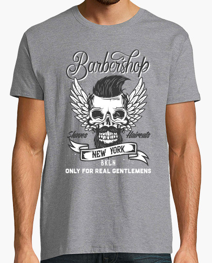 Camisetas Barbershop New York - ARTMISETAS ART CAMISETAS  Camiseta Barbershop New York- ARTMISETAS ART CAMISETAS