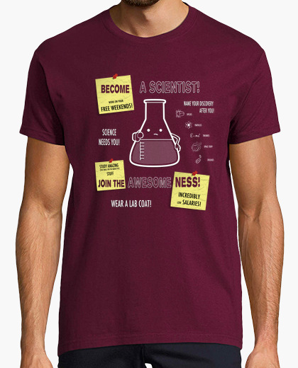 Camiseta Become a scientist