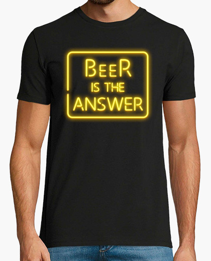 Camiseta Beer is the answer