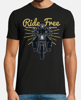 Camiseta Biker Retro Motorcycle Ride Free Vintage Bikers Rockers