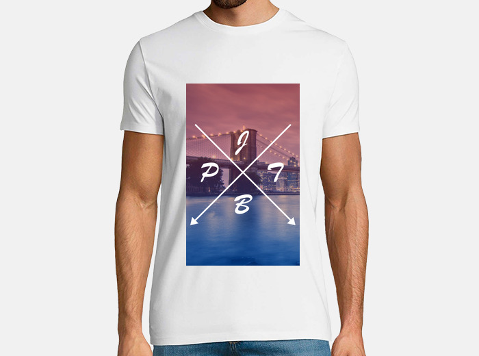 Camiseta blanca dibujo ny laTostadora