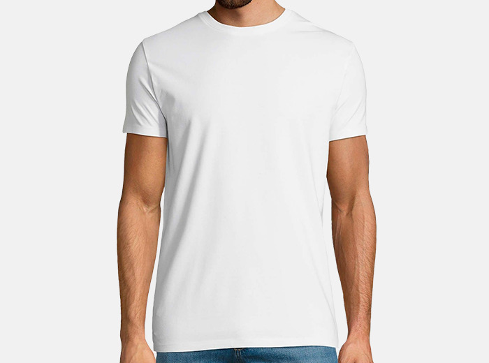 Playera camiseta blanca hombre