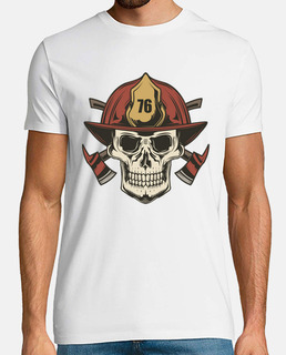 Camiseta Bombero Estilo Retro Vintage
