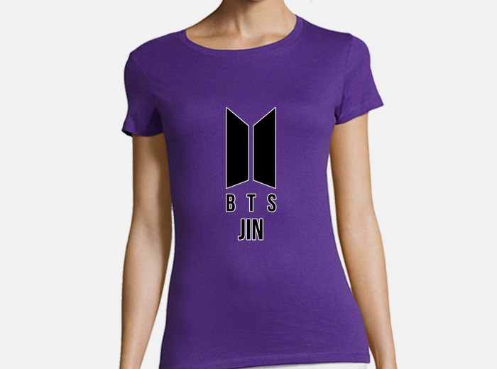 Playera camiseta bts jin corte cl sico mujer laTostadora M xico