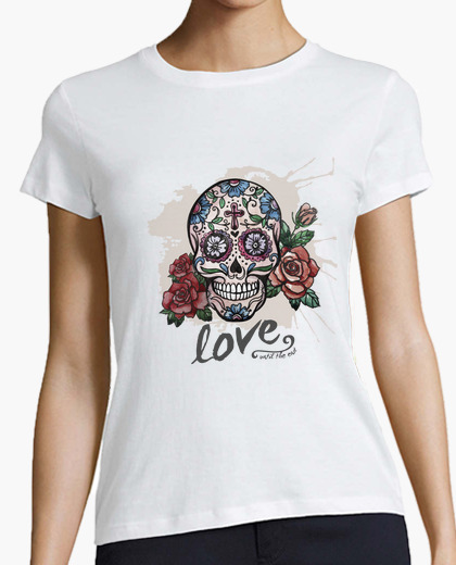 Camiseta Calavera mexicana - Love until...