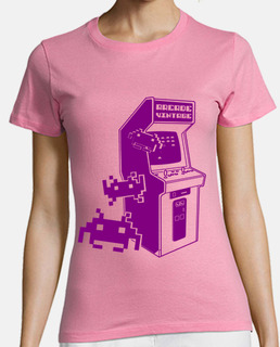 Camiseta Chica Arcade Vintage Maca