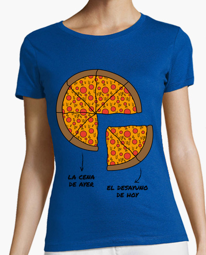 Camiseta Chica Pizza Desayuno