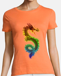 Camiseta Chica Rainbow Dragon