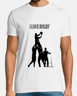 Camiseta chico I LOVE RUGBY