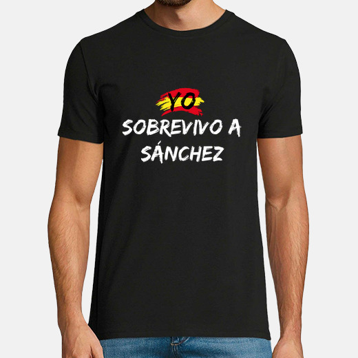 Camiseta Divertida 'Perro Sánchez Vete Ya' Manga Corta, Estilo