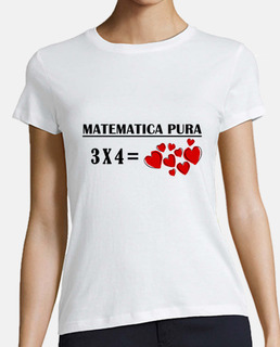 Camiseta corte regular  matematica 3x4
