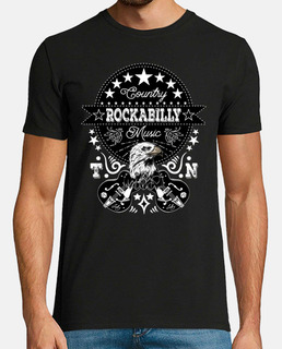 Camiseta Country Music Aguila Americana Rockabilly Retro Memphis Nashville Tennessee Rockers 