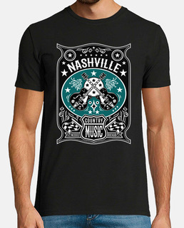 Camiseta Country Music Nashville Tennessee Vintage Rockabilly Music USA Rock