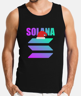 camiseta crypto solana navidad sombrero