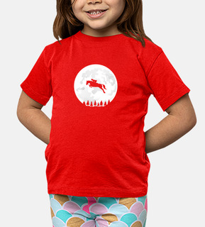 camiseta de equitación a la luz de la l