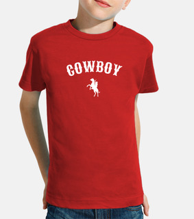 camiseta de equitación de vaquero