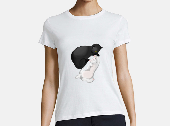 Camiseta de gatos para mujer laTostadora