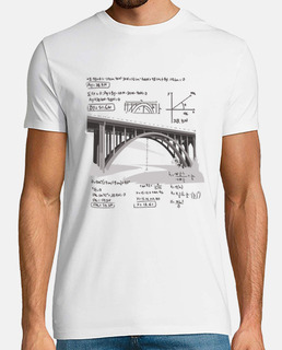 camiseta de ingeniero de puentes y minas, dibujo raro,