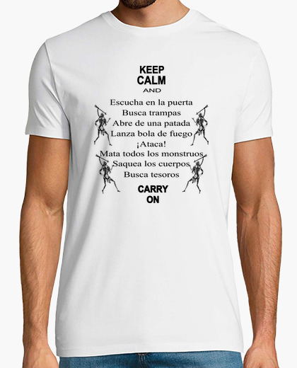 Camiseta de Juego de Rol - Keep calm -