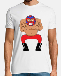 camiseta de luchador enojado