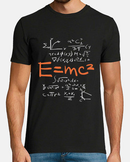 camiseta de matemáticas e mc2 humor