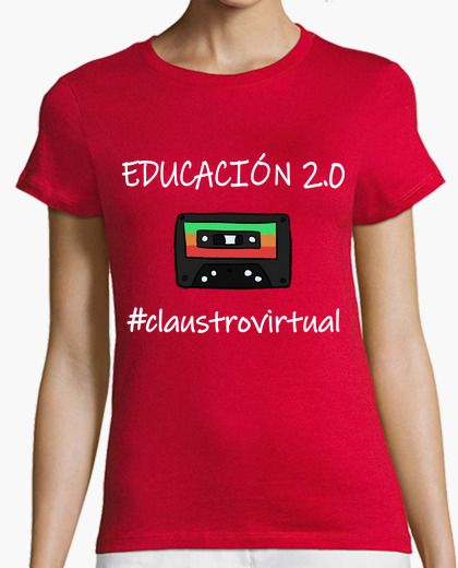 Camiseta Educación 2.0 blanco
