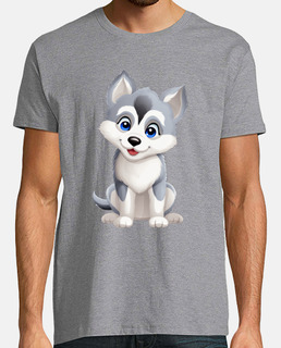 Camiseta estampada Husky