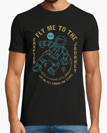 Camiseta Fly Me To The Moon - ARTMISETAS ART CAMISETAS Camiseta Fly Me To The Moon - ARTMISETAS ART CAMISETAS