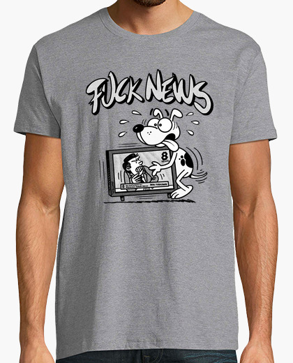 Camiseta Fuck News Hombre, manga corta