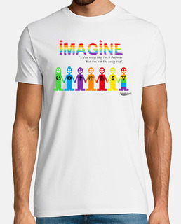 Camiseta hombre - Imagine