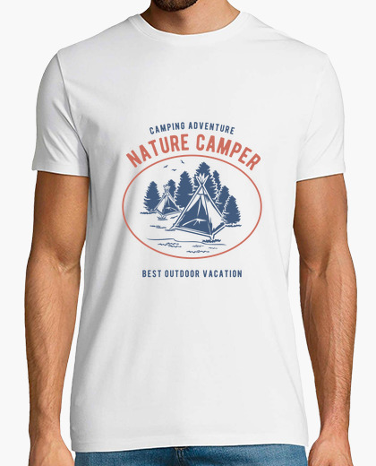 Camiseta Nature Camper - ARTMISETAS ART CAMISETAS 
 Camiseta Nature Camper- ARTMISETAS ART CAMISETAS