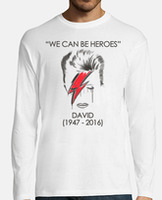 Interpersonal aumento Por cierto Camiseta we can be heroes - bowie tribute | laTostadora