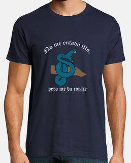 Camiseta hombre No me enfado illo pero me da coraje let