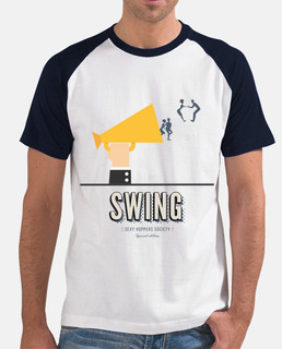 camiseta hombre swing sexy hoppers