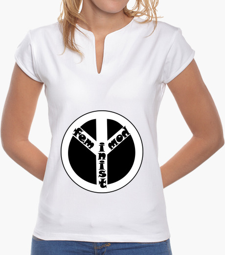 Camiseta hominista feminista paz amor