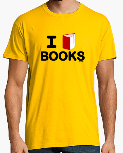 Camiseta I love books