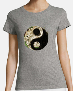 camiseta inspiradora - naturaleza yin yang