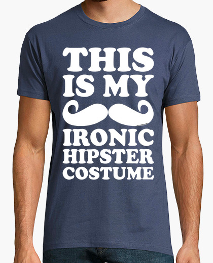 Camiseta Ironic Hipster Costume