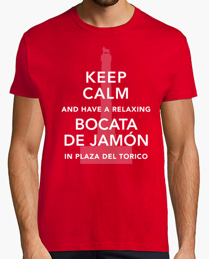 Camiseta Keep Calm and a Bocata de Jamon
