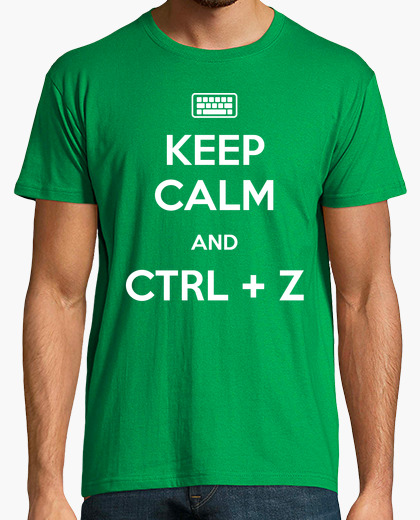 Camiseta Keep Calm and Ctrl + Z