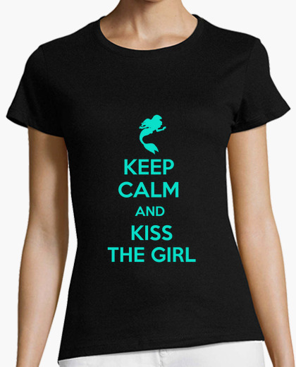 Camiseta Keep calm and kiss the girl -...