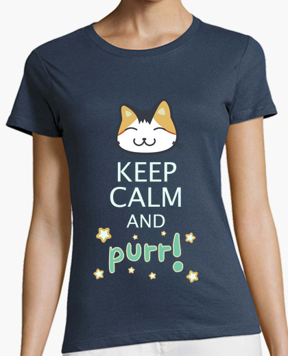 Camiseta Keep calm and purr