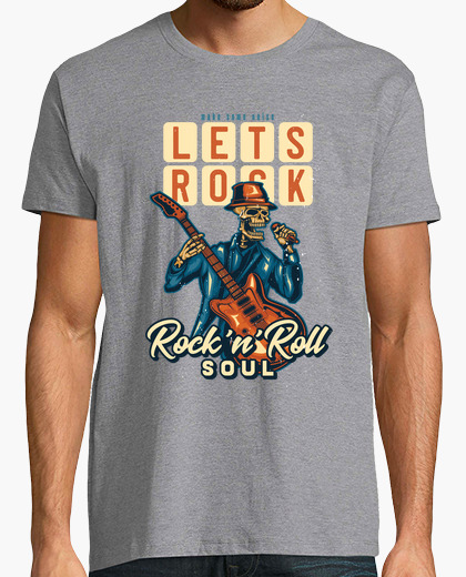
 Camiseta Let's Rock - ARTMISETAS ART CAMISETAS