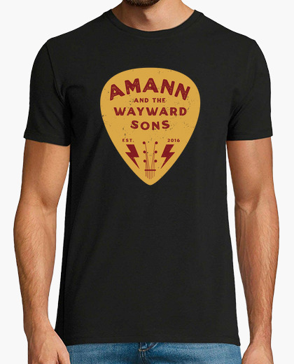 Camiseta Logo AMANN pua ocre. Hombre,...