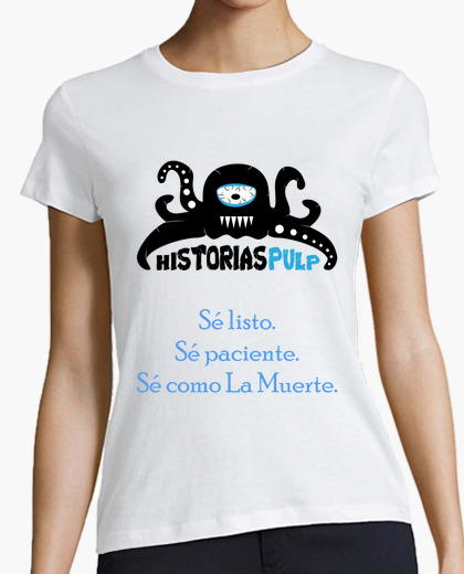 Camiseta Logo Grande Historias Pulp con...